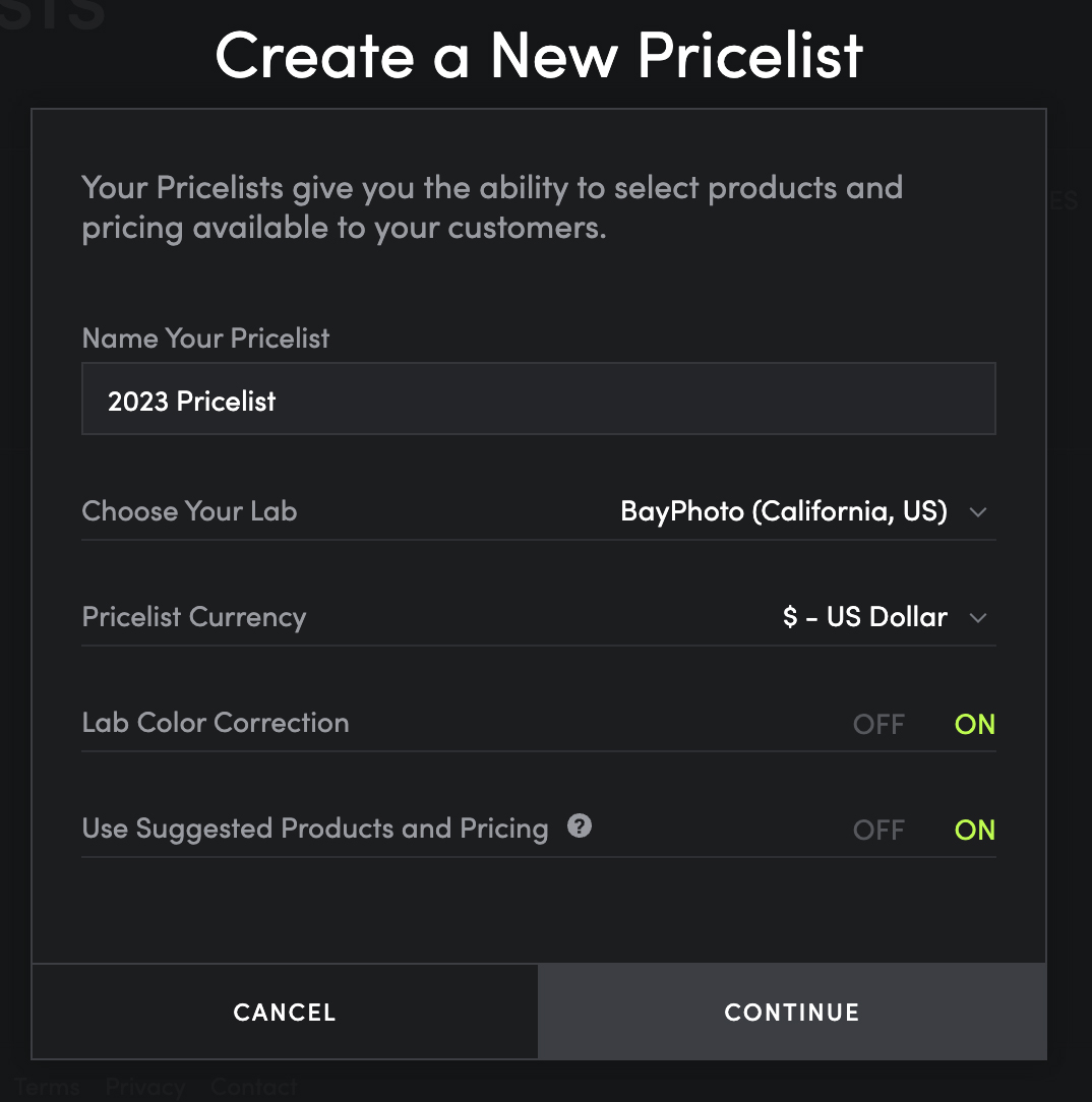 Creating a discount between a LIST PRICE and SALE PRICE